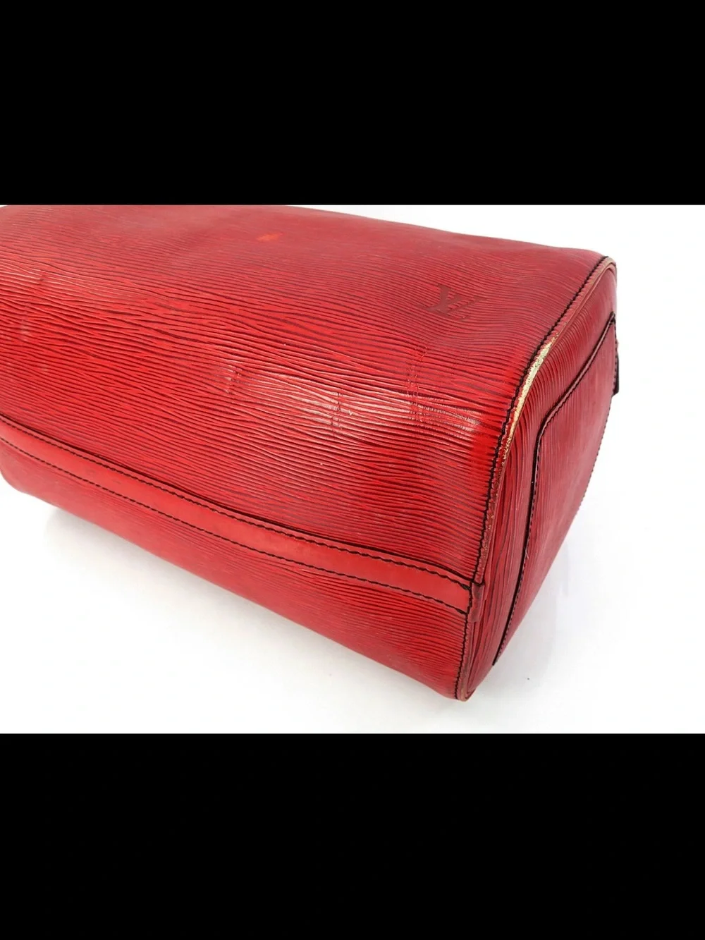 Louis Vuitton Red Epi Leather Satchel - Picture 8 of 16
